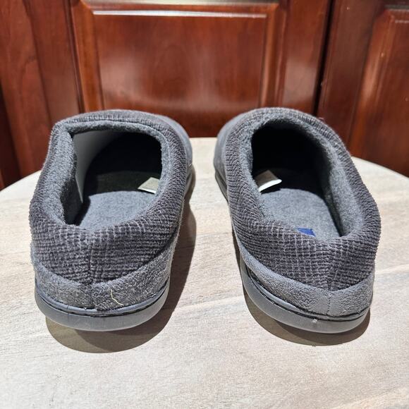 Wembley Mens Memory Foam Slippers Size 13 14 XXL Gray Indoor Outdoor Shoes New - Picture 8 of 13